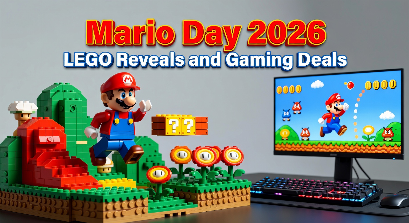 Mario Day 2026: LEGO Reveals and Gaming Deals