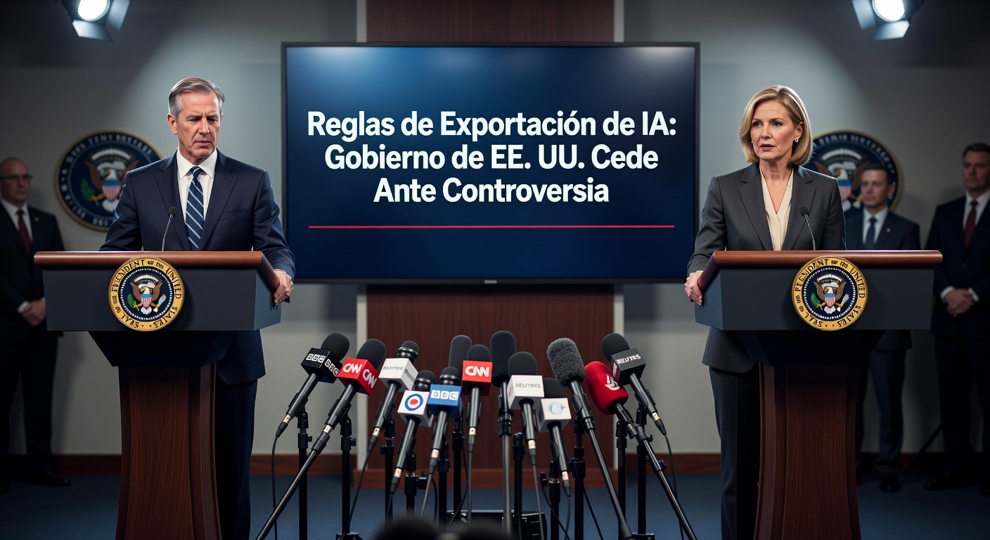 Reglas de Exportación de IA: Gobierno de EE. UU. Cede Ante Controversia