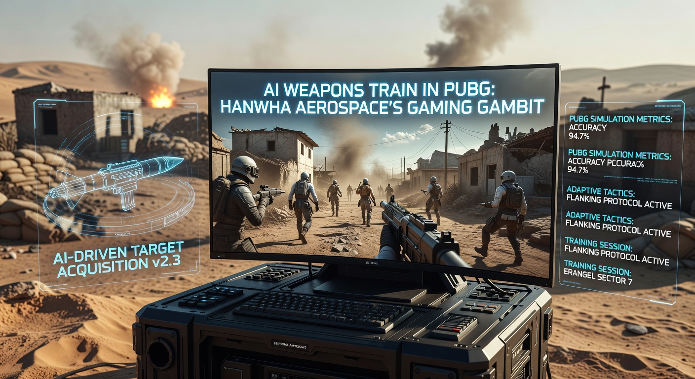 AI Weapons Train in PUBG: Hanwha Aerospace's Gaming Gambit