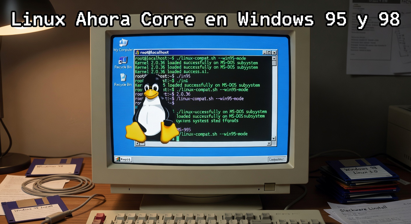 Linux Ahora Corre en Windows 95 y 98