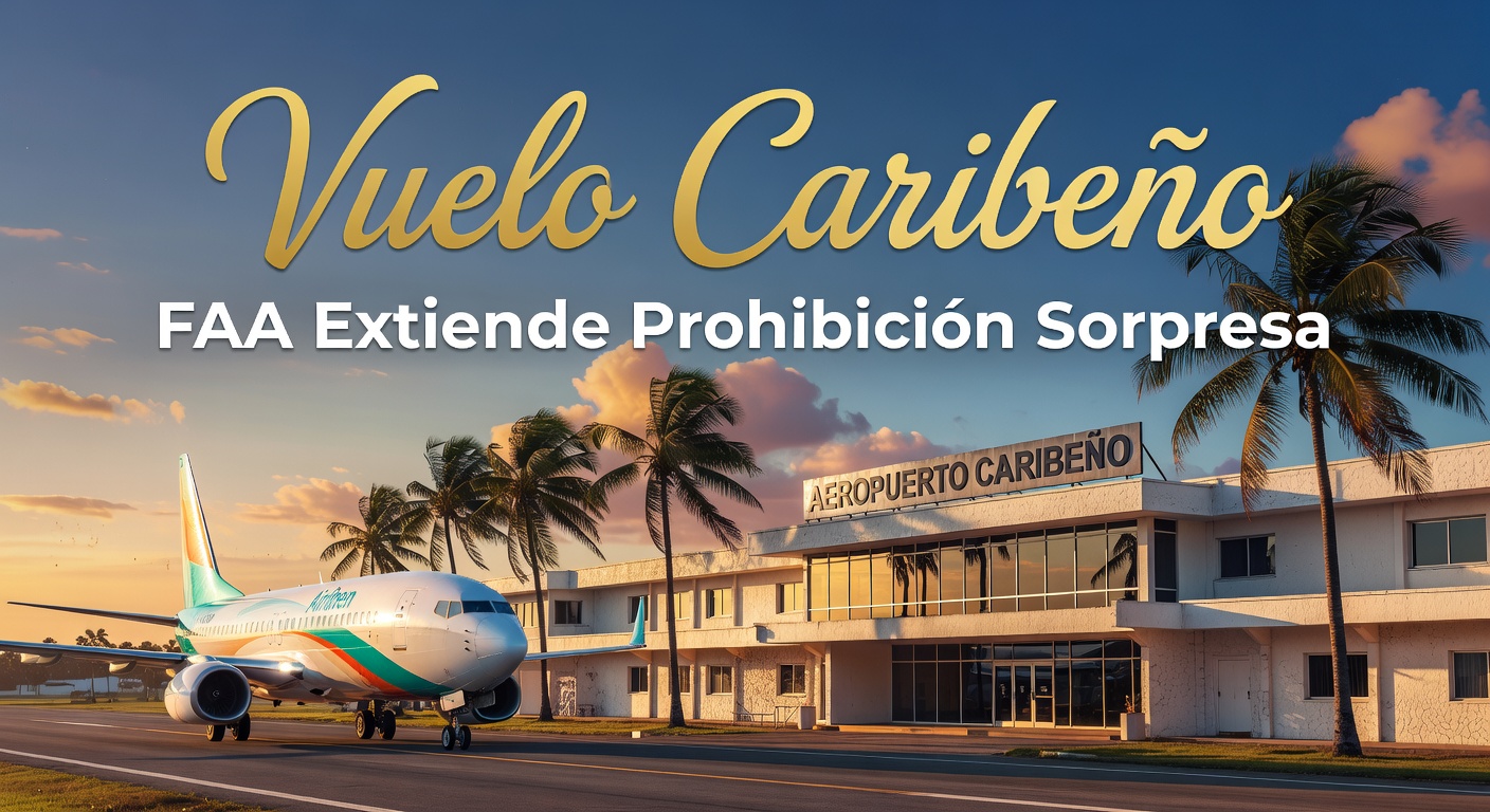 Vuelo Caribeño: FAA Extiende Prohibición Sorpresa