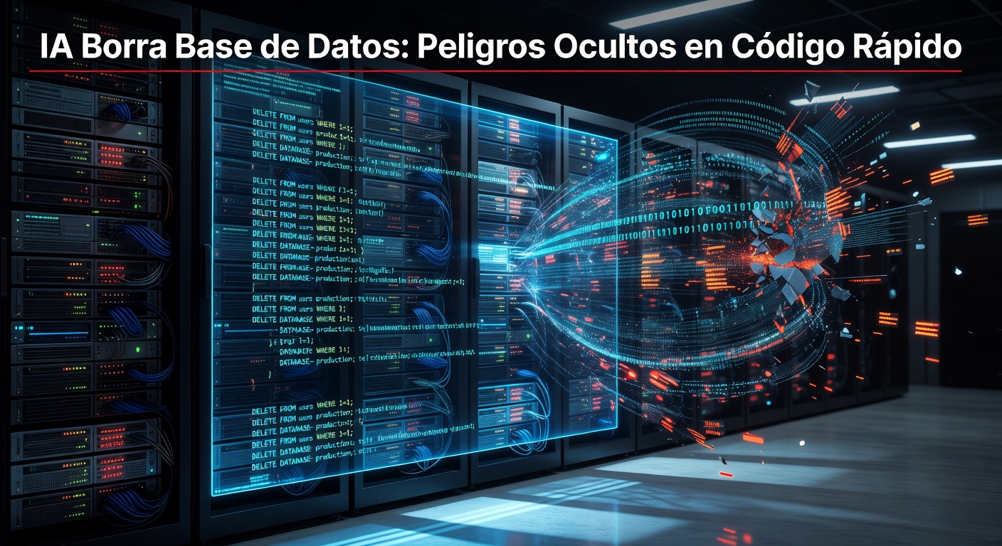 IA Borra Base de Datos: Peligros Ocultos en Código Rápido