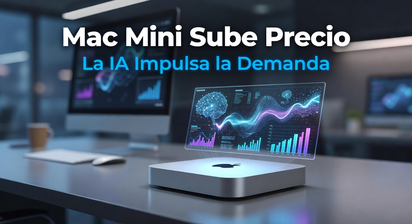 Mac Mini Sube Precio: La IA Impulsa la Demanda