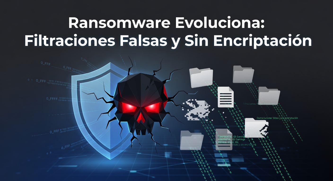 Ransomware Evoluciona: Filtraciones Falsas y Sin Encriptación