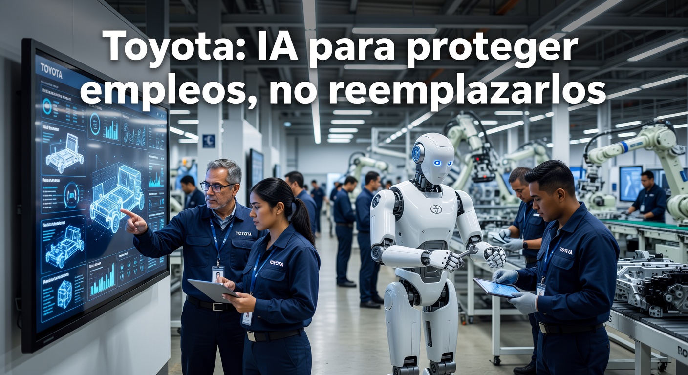 Toyota: IA para proteger empleos, no reemplazarlos