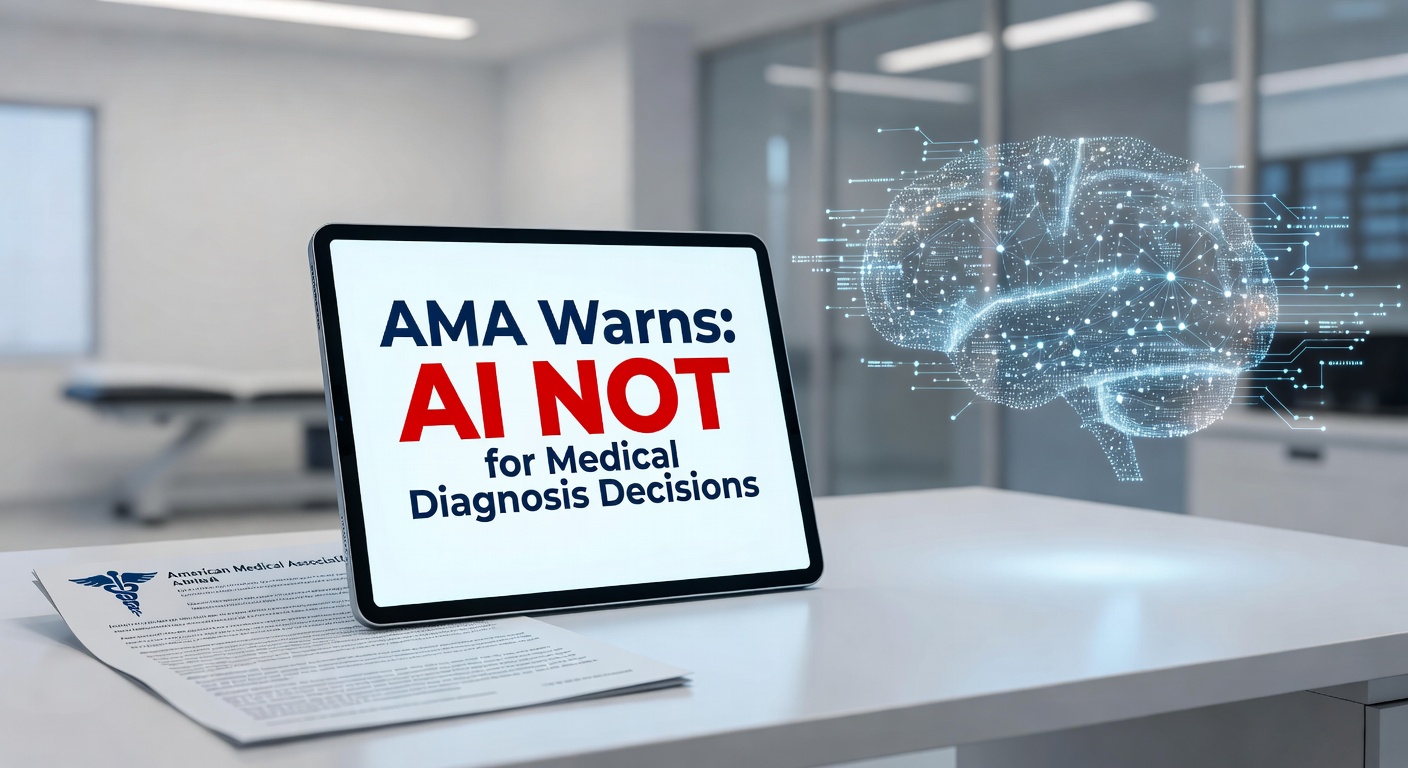 AMA Warns: AI NOT for Medical Diagnosis Decisions