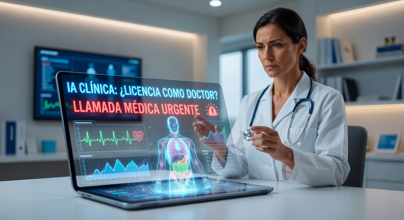IA Clínica: ¿Licencia como Doctor? Llamada Médica Urgente
