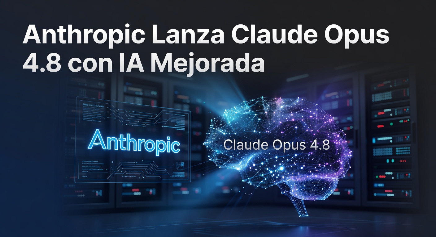 Anthropic Lanza Claude Opus 4.8 con IA Mejorada