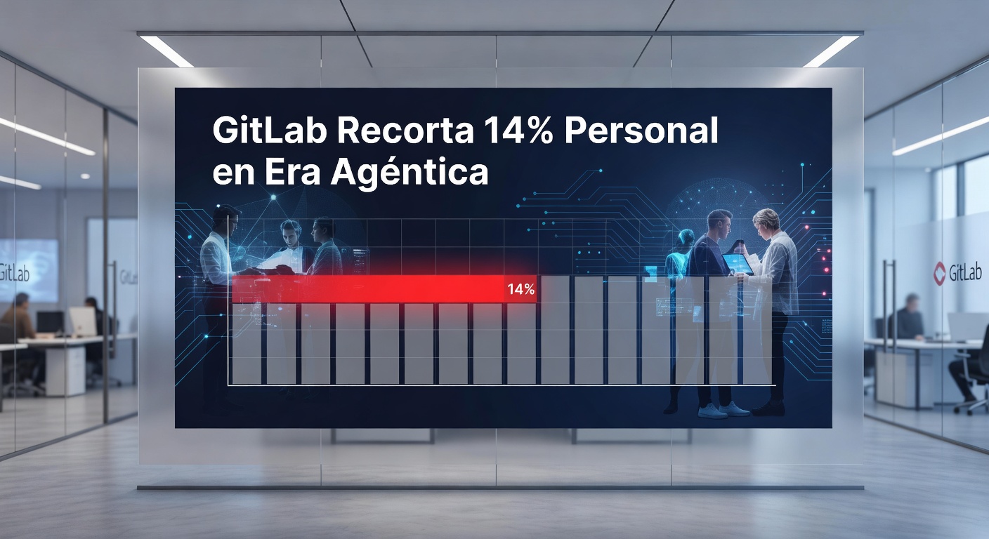 GitLab Recorta 14% Personal en Era Agéntica