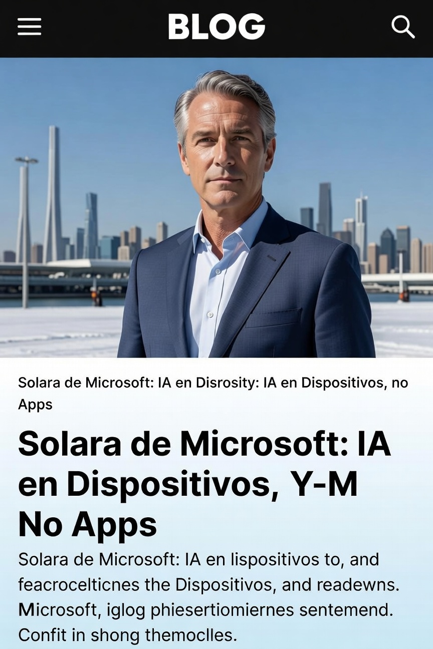 Solara de Microsoft: IA en Dispositivos, No Apps