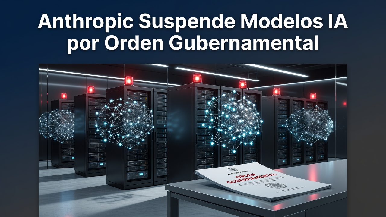 Anthropic Suspende Modelos IA por Orden Gubernamental