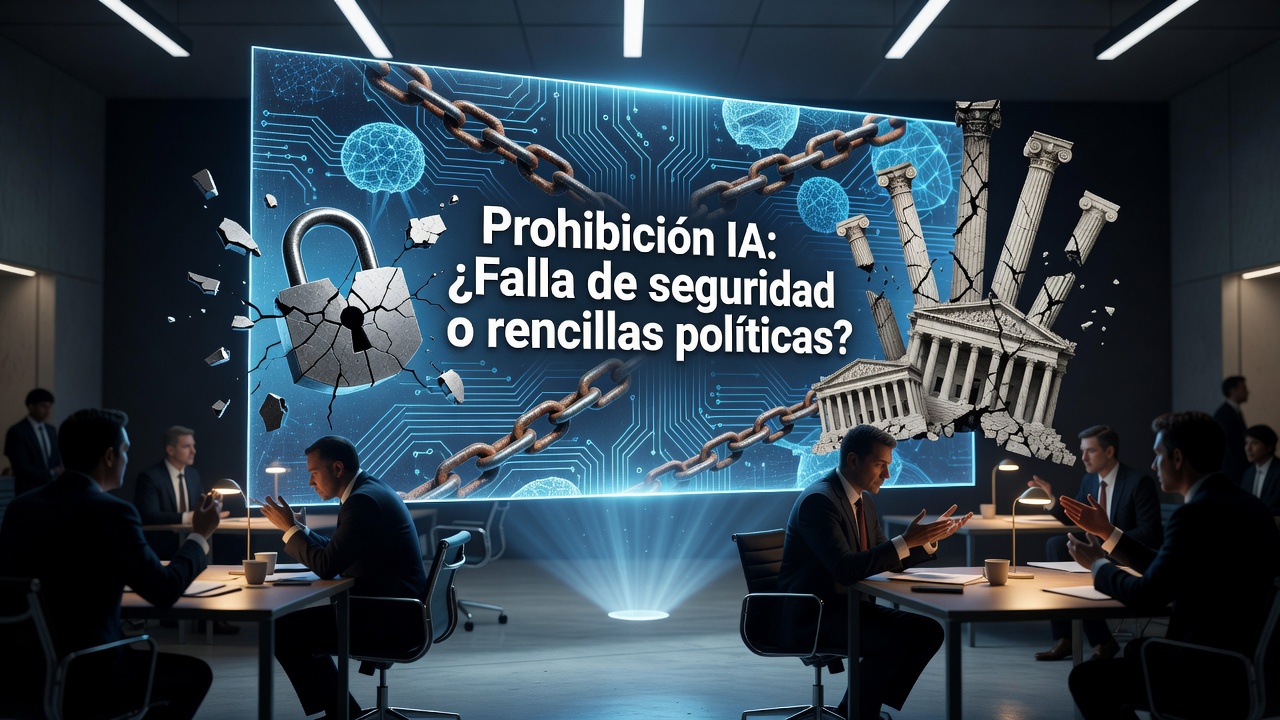 Prohibición IA: ¿Falla de seguridad o rencillas políticas?