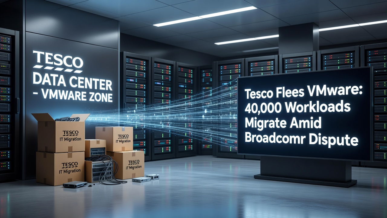 Tesco Flees VMware: 40,000 Workloads Migrate Amid Broadcom Dispute