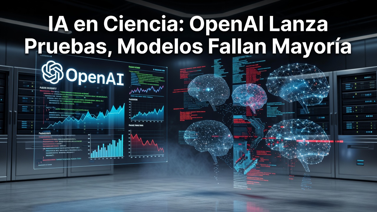 IA en Ciencia: OpenAI Lanza Pruebas, Modelos Fallan Mayoría
