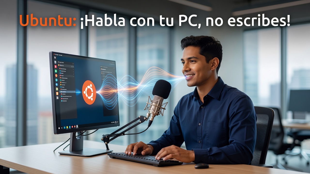 Ubuntu: ¡Habla con tu PC, no escribas!