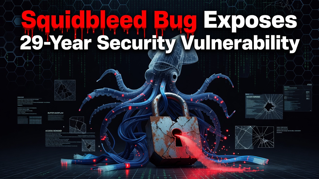Squidbleed Bug Exposes 29-Year Security Vulnerability