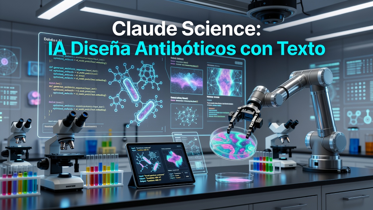 Claude Science: IA Diseña Antibióticos con Texto