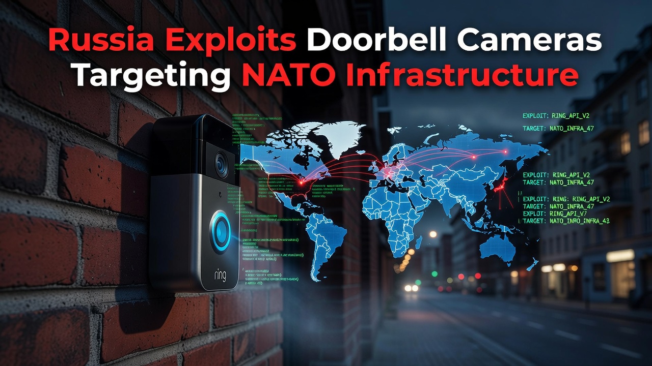 Russia Exploits Doorbell Cameras Targeting NATO Infrastructure