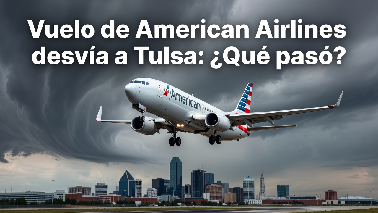 Vuelo de American Airlines desvía a Tulsa: ¿Qué pasó?