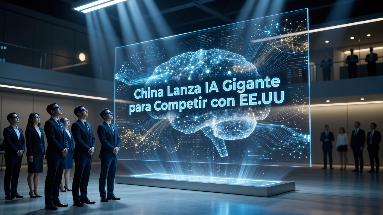 China Lanza IA Gigante para Competir con EE.UU.