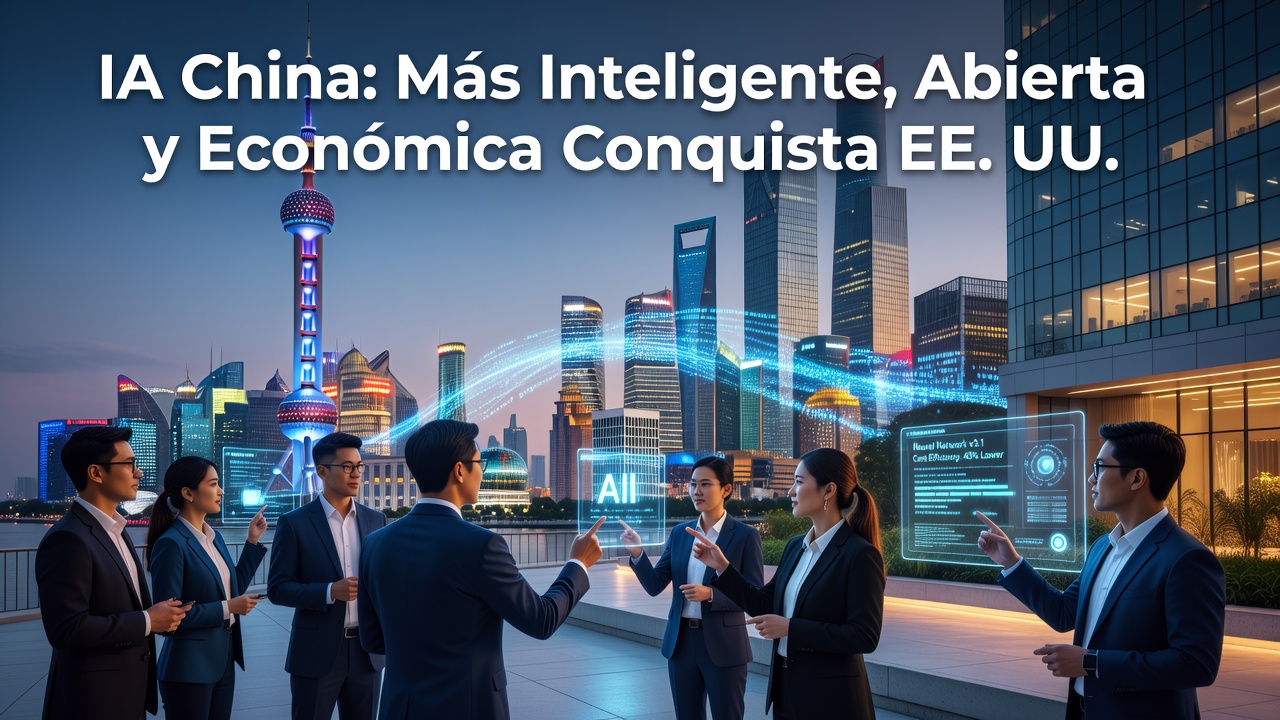 IA China: Más Inteligente, Abierta y Económica Conquista EE. UU.