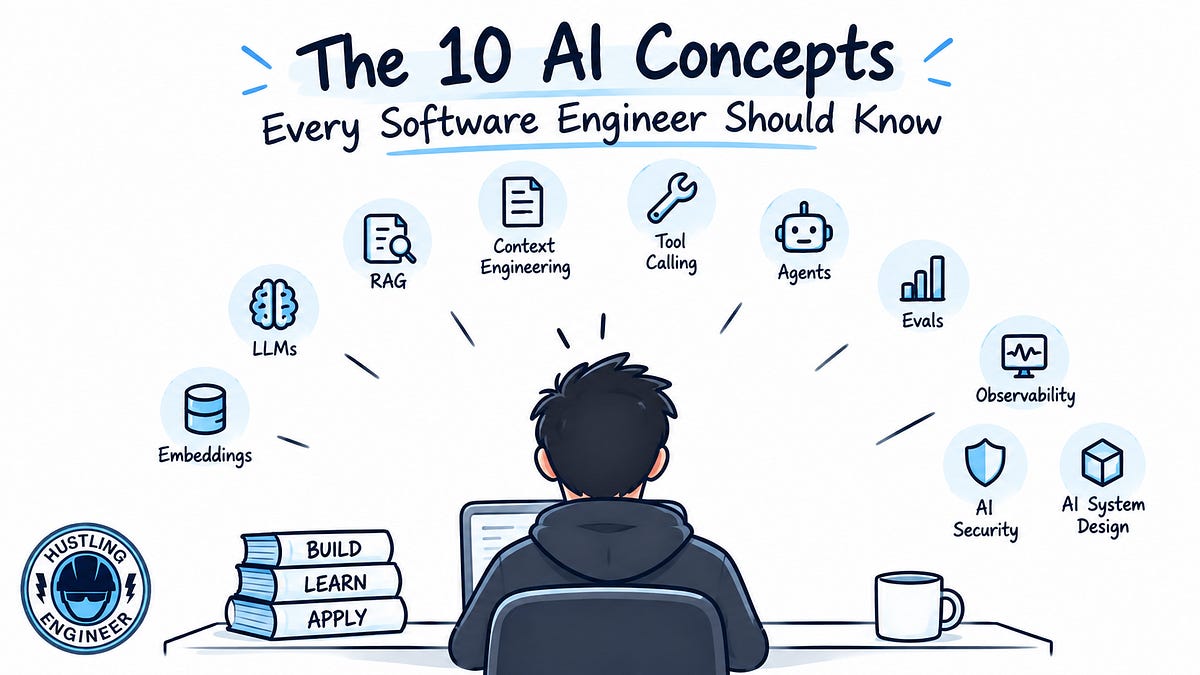 Guía: los primeros conceptos de IA que debe dominar un ingeniero de software